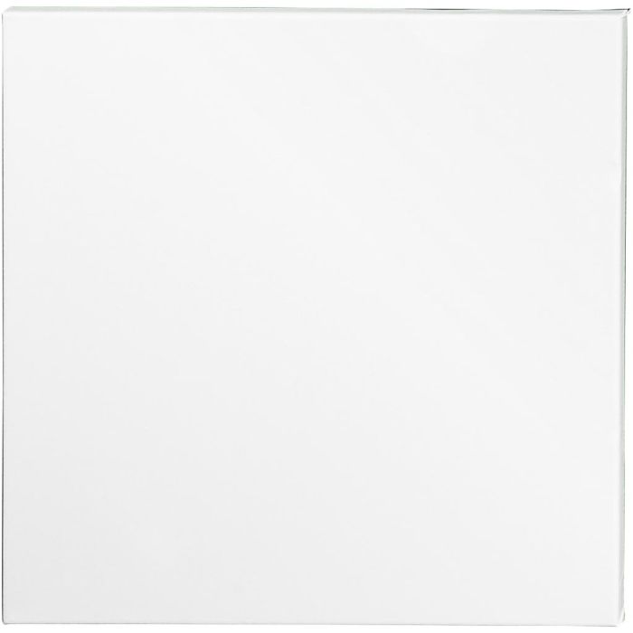 Målarduk, D: 1.6 cm, stl. 50x50 cm, 360 g, vit, 5 st./ 1 förp.