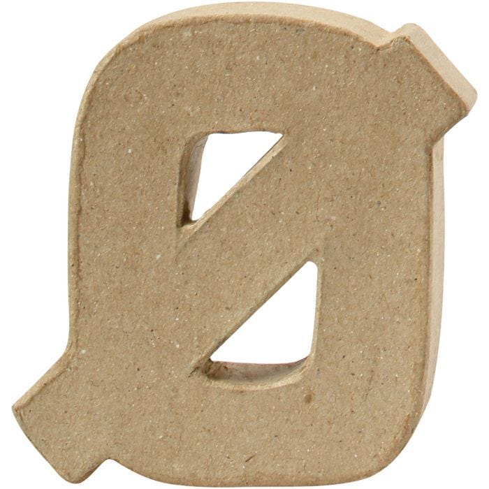 Pappbokstav, Ø, H: 10 cm, tjocklek 2 cm, 1 st.