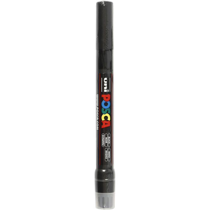 Posca Marker , spets 1-10 mm, svart, 1 st.
