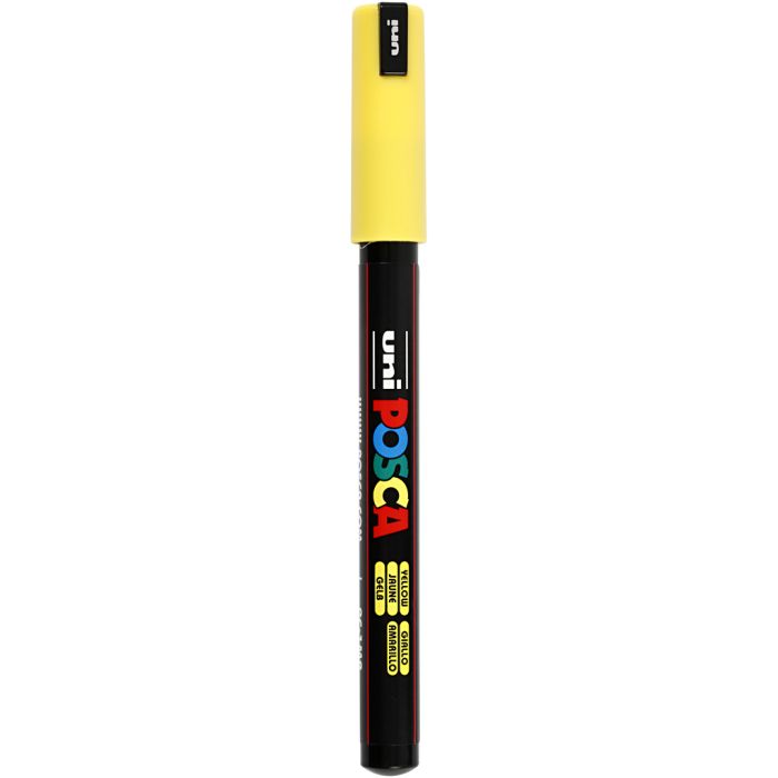 Posca Marker , spets 0,7 mm, gul