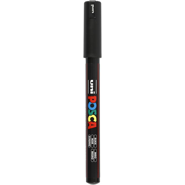 Posca Marker , spets 0,7 mm, svart