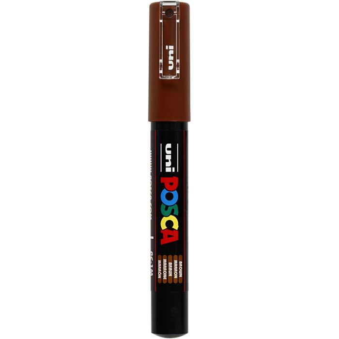 Posca Marker , spets 0,7 mm, brun