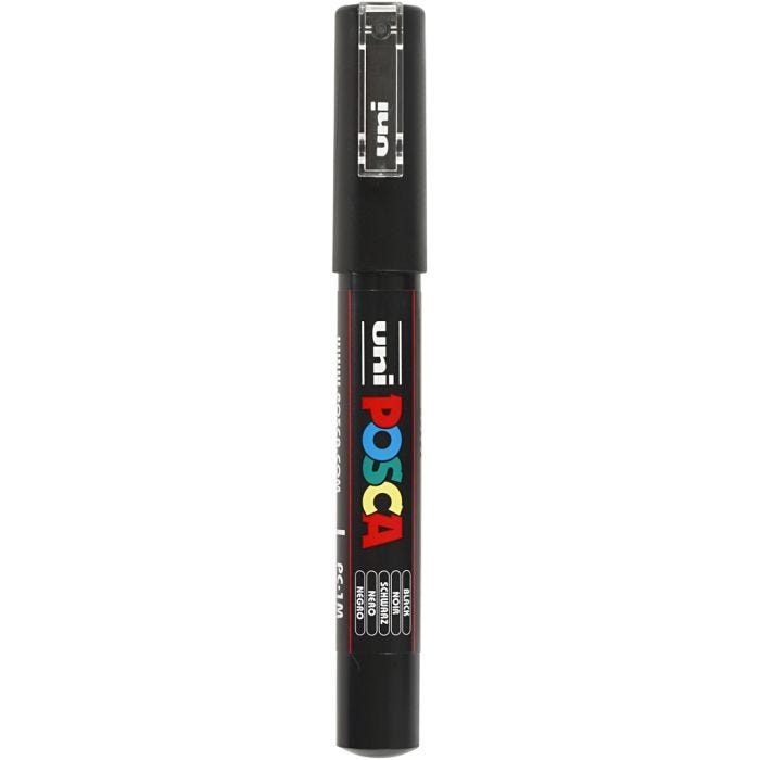 Posca Marker , spets 0,7 mm, svart