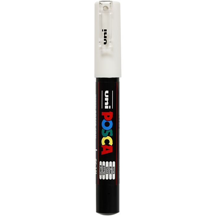 Posca Marker , spets 0,7 mm, vit