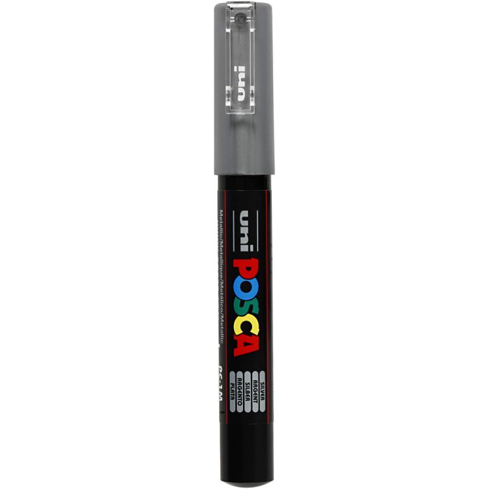 Posca Marker , spets 0,7 mm, silver