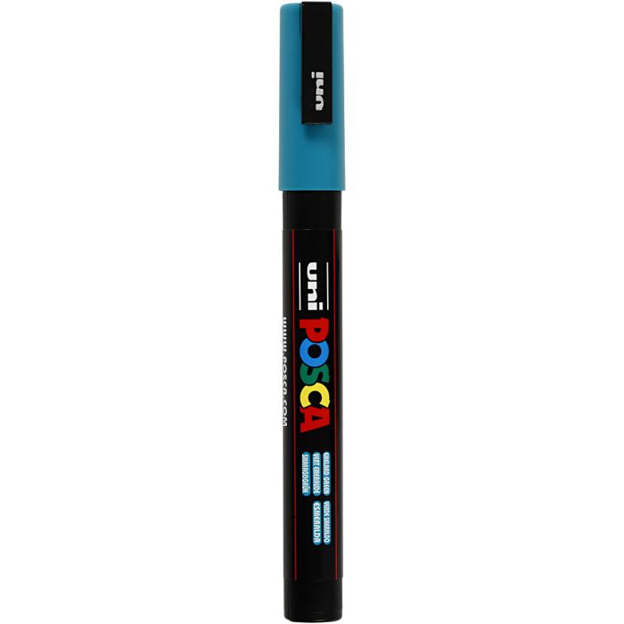 Posca Marker , nr. PC-3M, spets 0,9-1,3 mm, Fine, smaragdgrön, 1 st.