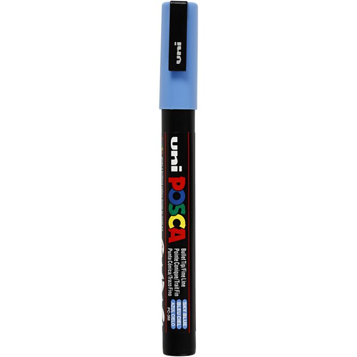 Posca Marker , spets 0,9-1,3 mm, himmelsblå
