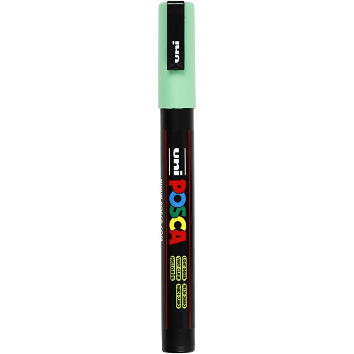 Posca Marker , nr. PC-3M, spets 0,9-1,3 mm, Fine, ljusgrön, 1 st.
