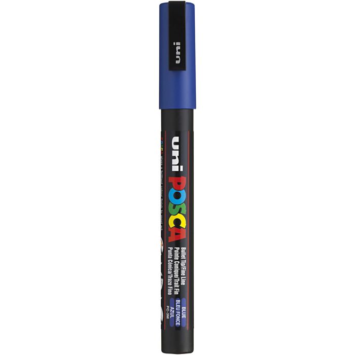 Posca Marker , spets 0,9-1,3 mm, blå