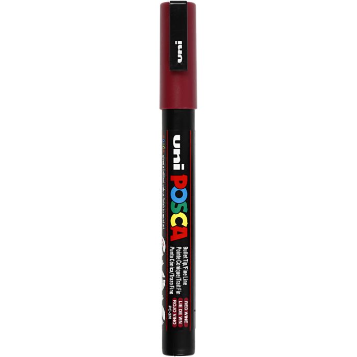 Posca Marker , spets 0,9-1,3 mm, red wine