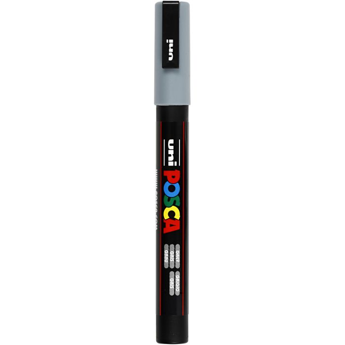 Posca Marker , spets 0,9-1,3 mm, grå
