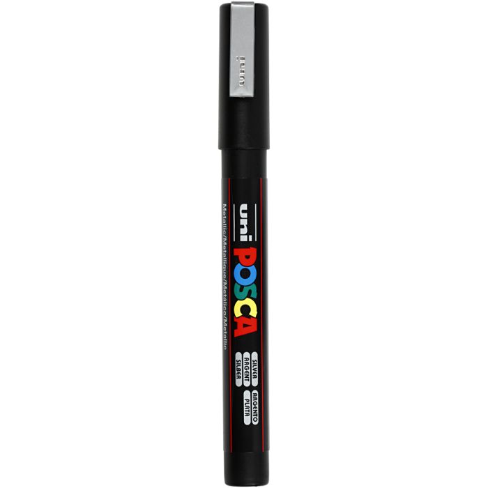 Posca Marker , spets 0,9-1,3 mm, silver