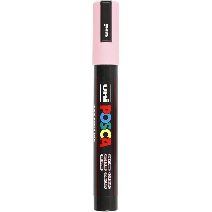 Posca Marker , spets 2,5 mm, ljusrosa