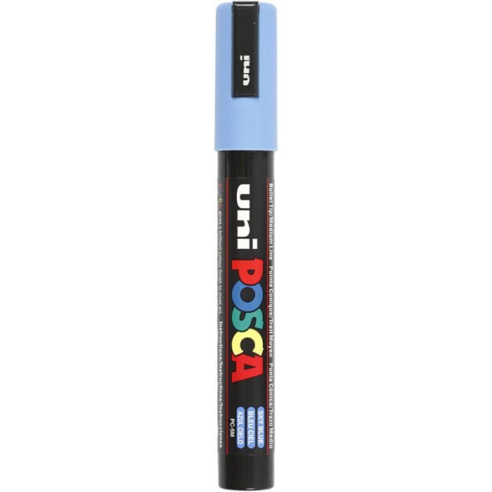 Posca Marker , spets 2,5 mm, himmelsblå