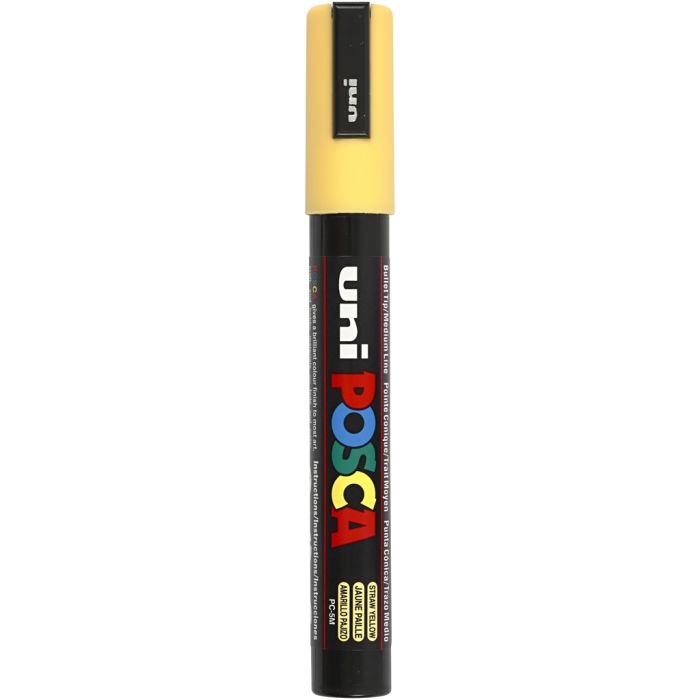 Posca Marker , spets 2,5 mm, straw yellow