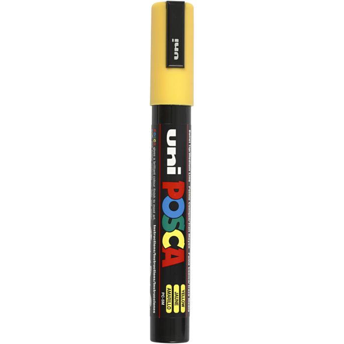 Posca Marker , spets 2,5 mm, gul