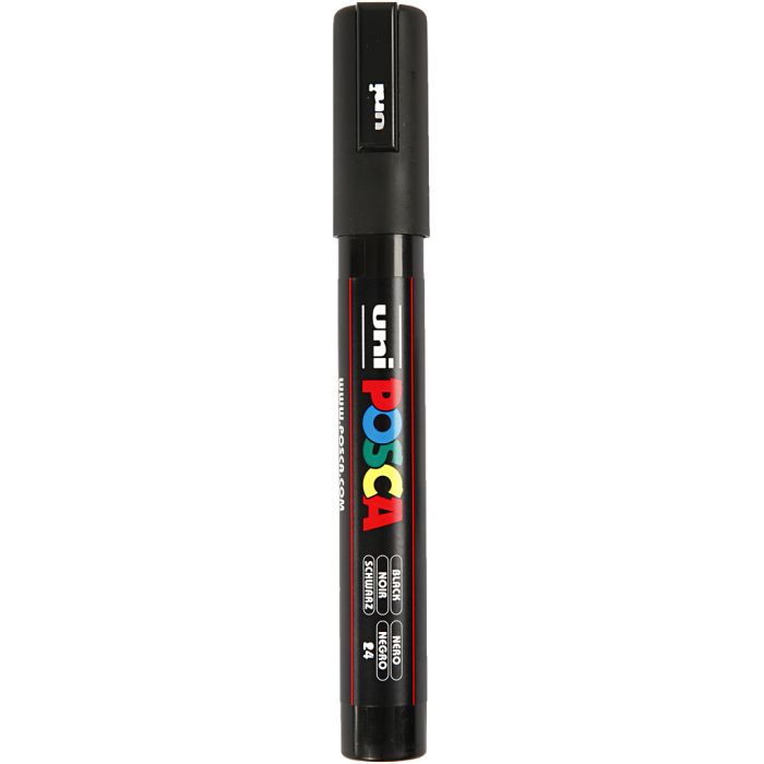 Posca Marker , spets 2,5 mm, svart
