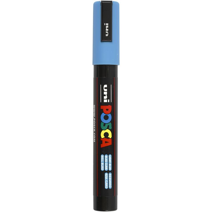 Posca Marker , spets 2,5 mm, ljusblå