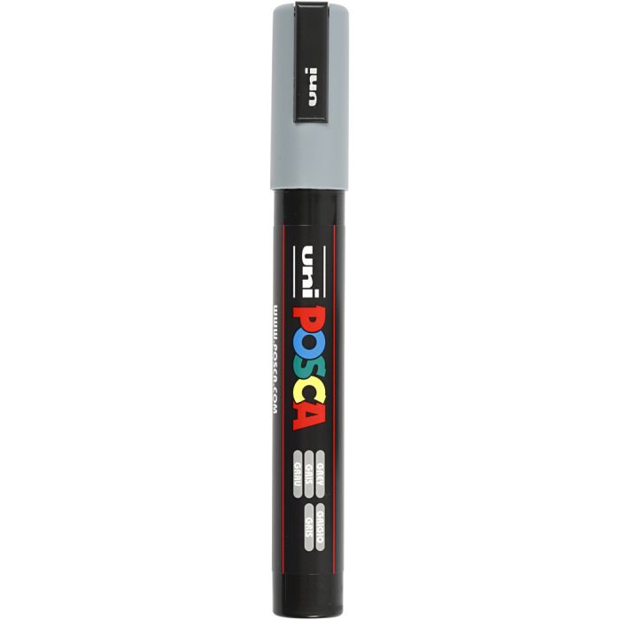 Posca Marker , spets 2,5 mm, grå