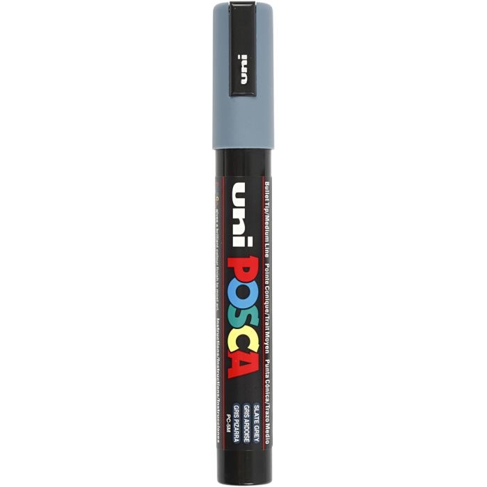 Posca Marker , spets 2,5 mm, slate grey