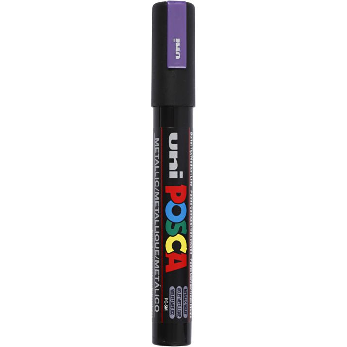 Posca Marker , spets 2,5 mm, metalliclila