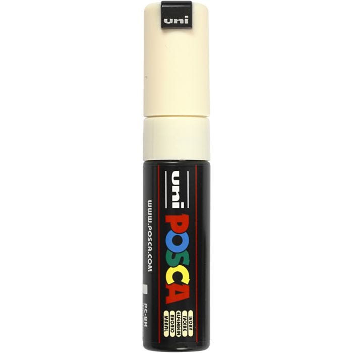 Posca Marker , spets 8 mm, elfenben