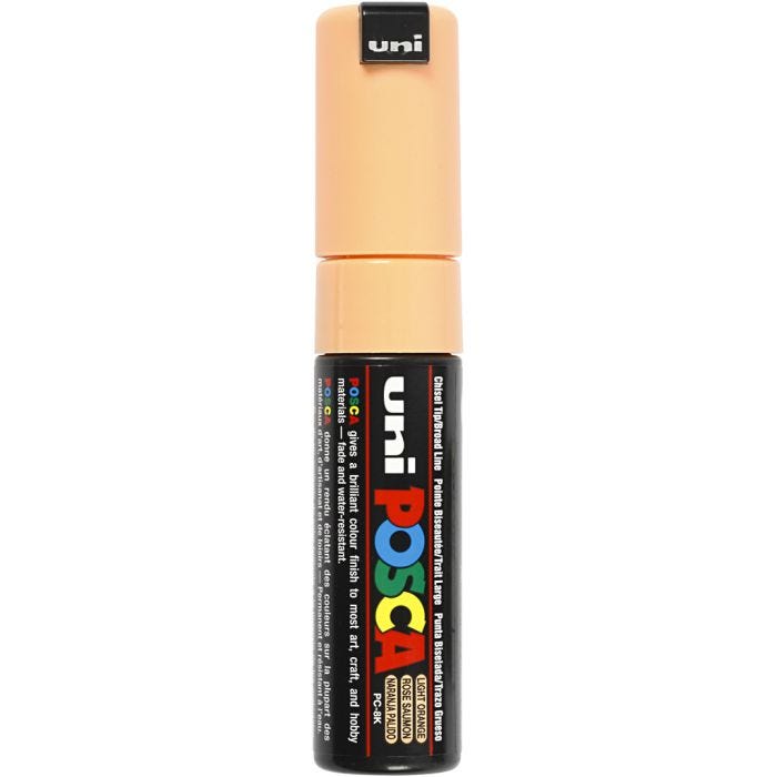 Posca Marker , spets 8 mm, pale orange