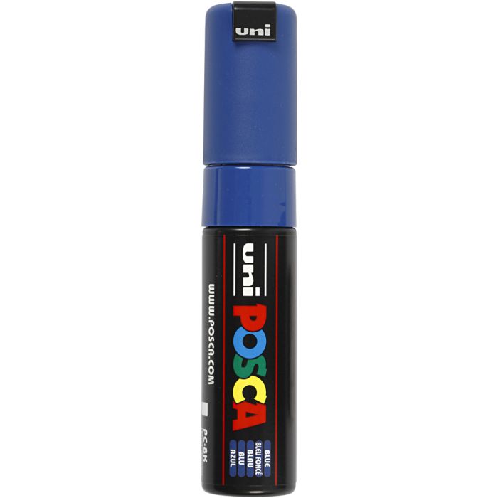 Posca Marker , spets 8 mm, blå