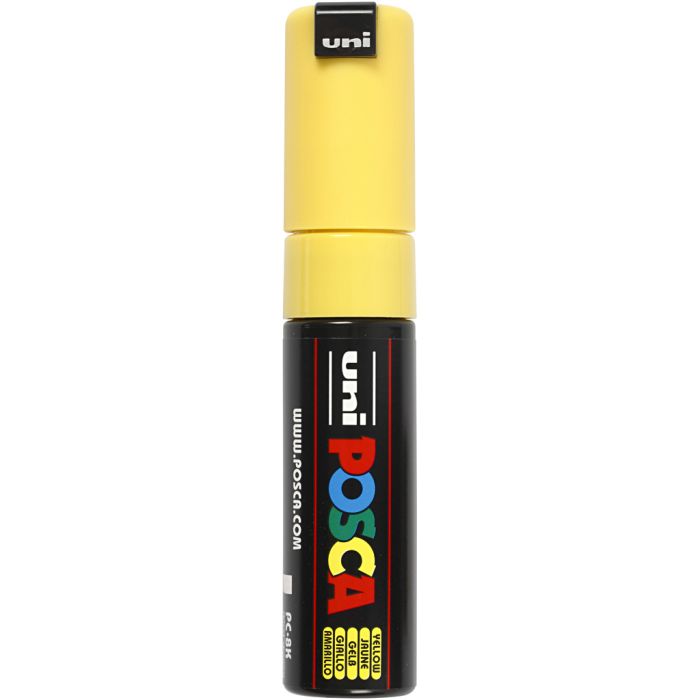 Posca Marker , spets 8 mm, gul