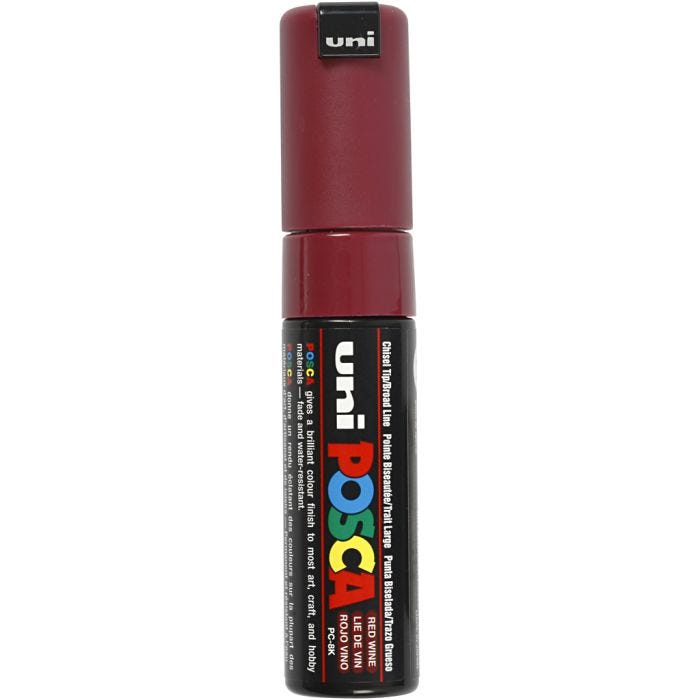 Posca Marker , spets 8 mm, red wine