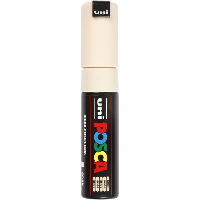 Posca Marker , spets 8 mm, beige