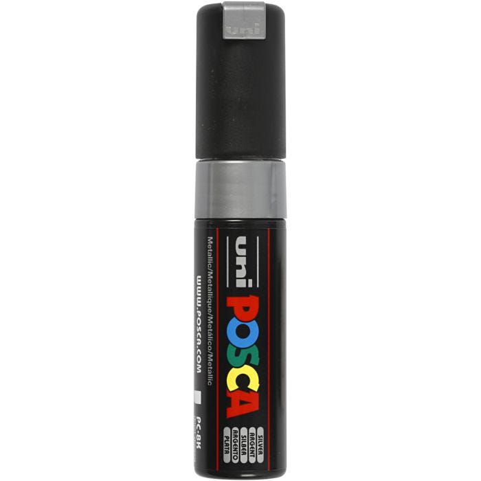 Posca Marker , spets 8 mm, silver