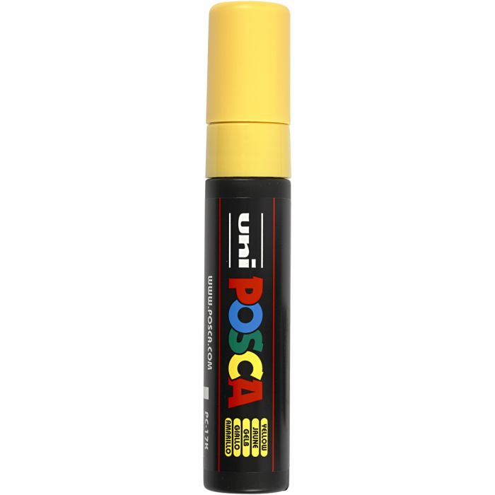 Posca Marker , spets 15 mm, gul