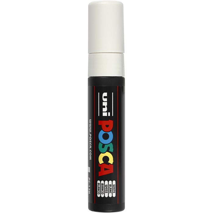 Posca Marker , spets 15 mm, vit