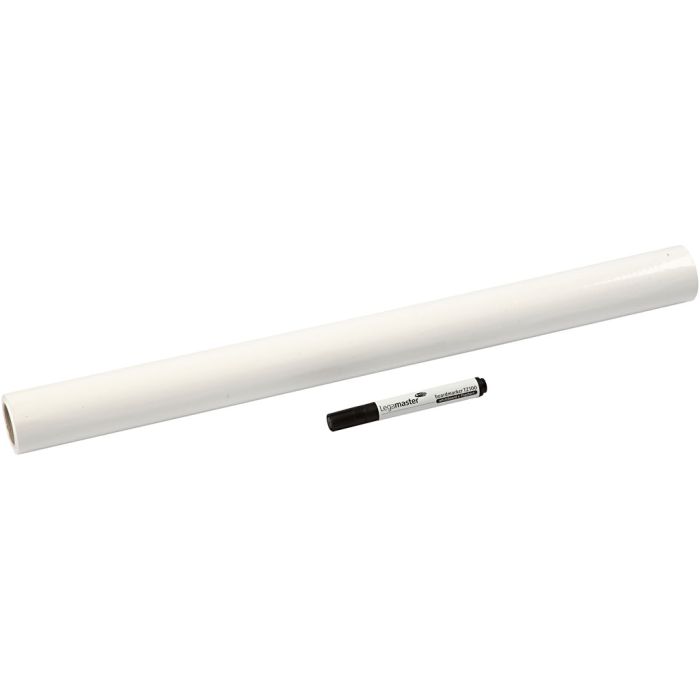 Magic whiteboard folie, L: 80 cm, B: 60 cm, vit, 25 ark/ 1 rl.