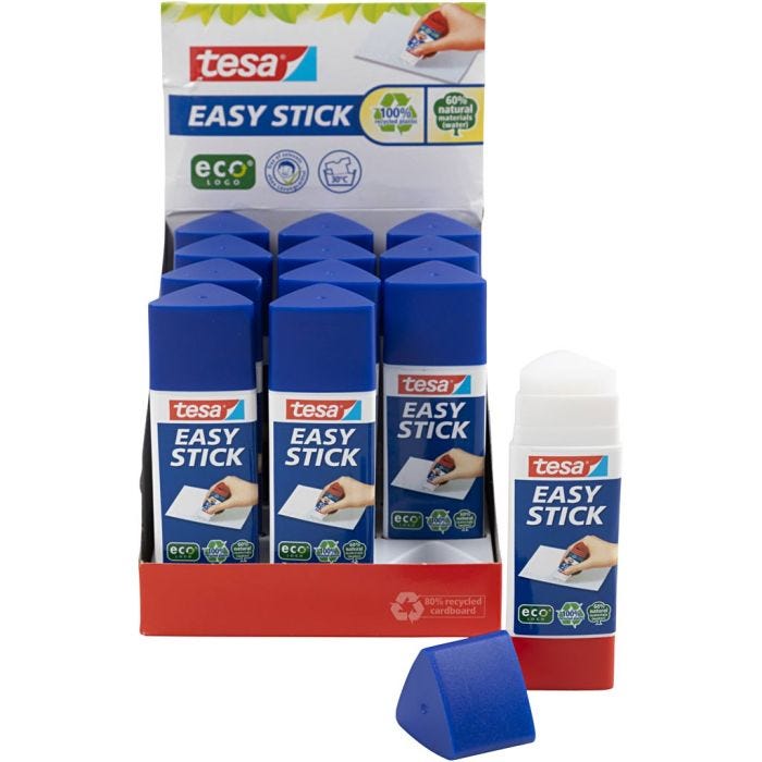 Tesa easy stick limstift, 25 g, 12 st./ 1 förp.