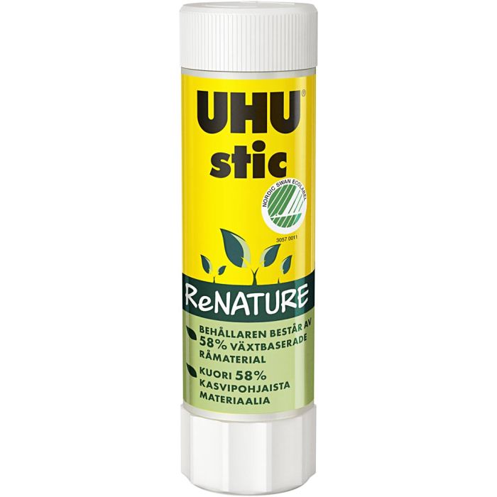 UHU Limstift ReNATURE, 40 g, 12 st./ 1 förp.