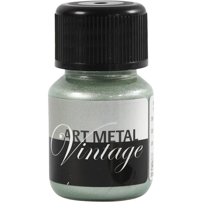 Art Metal Färg, pärlgrön(5097), 30 ml/ 1 flaska