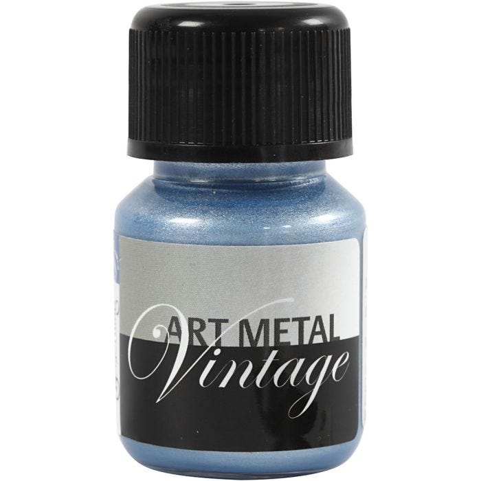 Art Metal Färg, pärlblå(5031), 30 ml/ 1 flaska