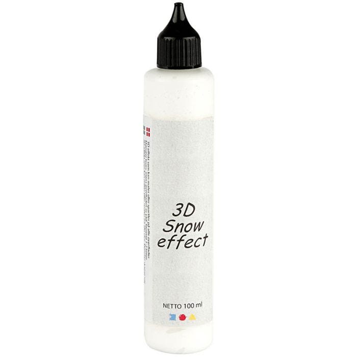 Effekt snö, vit, 100ml/ 1 flaska