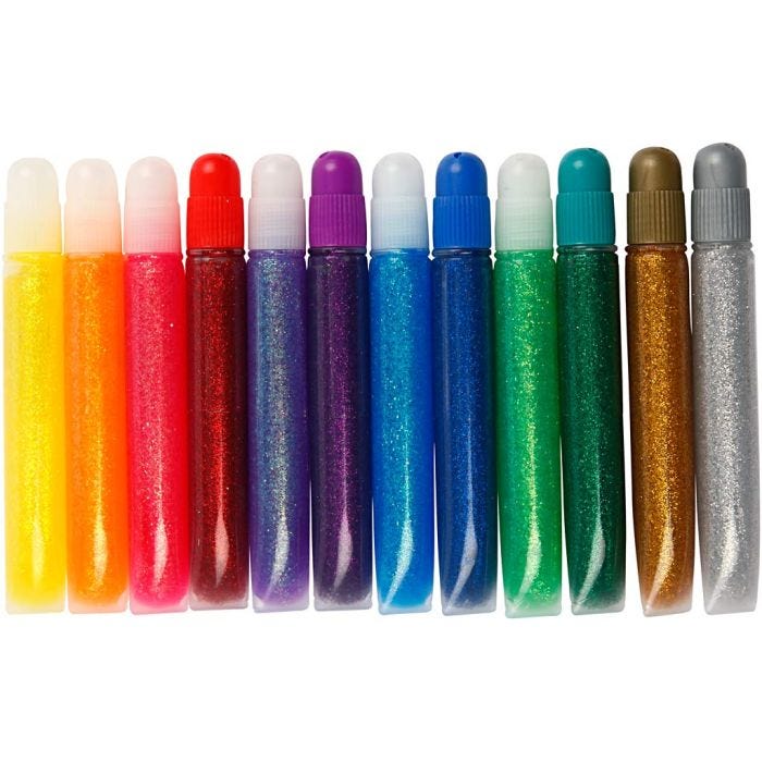 Glitterlim, 12x10ml/ 1 förp.
