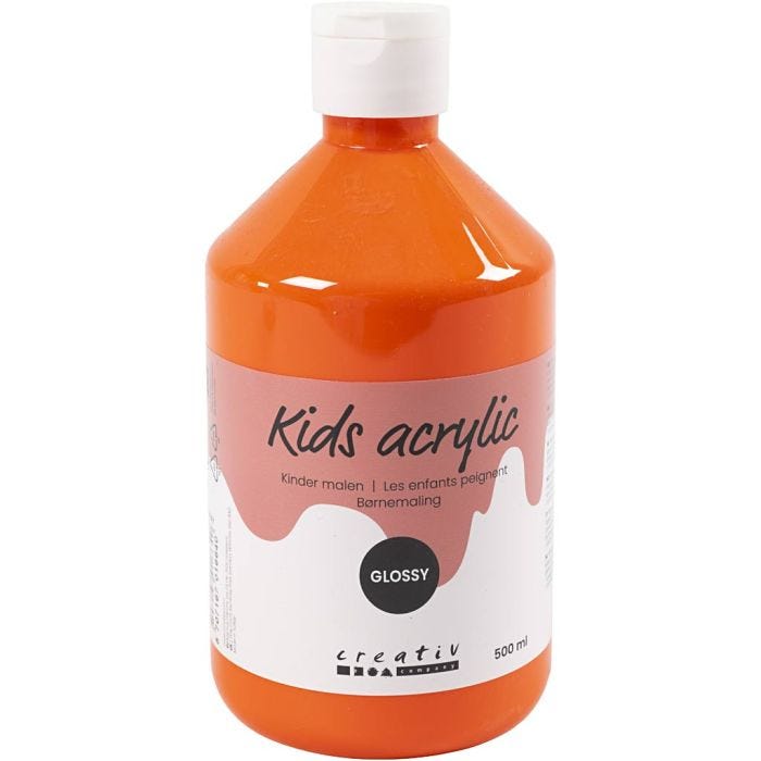 Akrylfärg Blank, orange, 500 ml/ 1 flaska