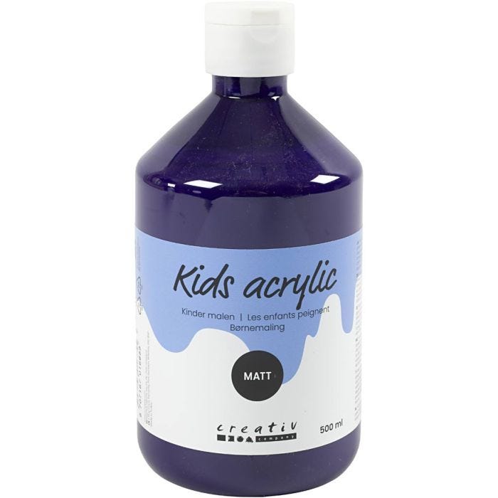 Akrylfärg Matt, violet, 500 ml/ 1 flaska