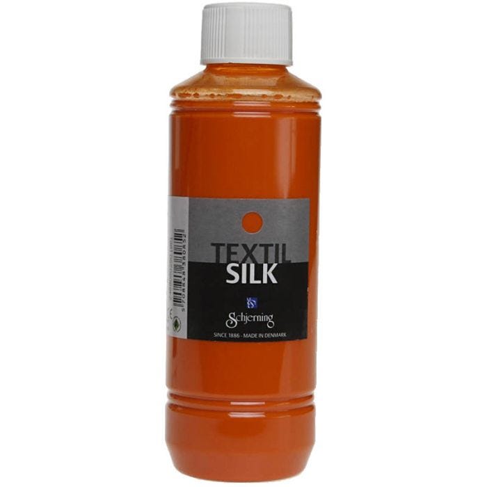 Textil Silk, orange, 250 ml/ 1 flaska