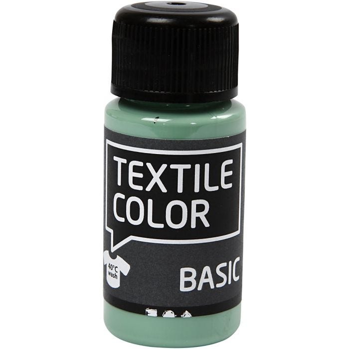 Textilfärg, sjögrön, 50 ml/ 1 flaska