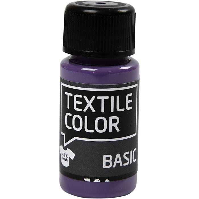 Textilfärg, lavendel, 50 ml/ 1 flaska
