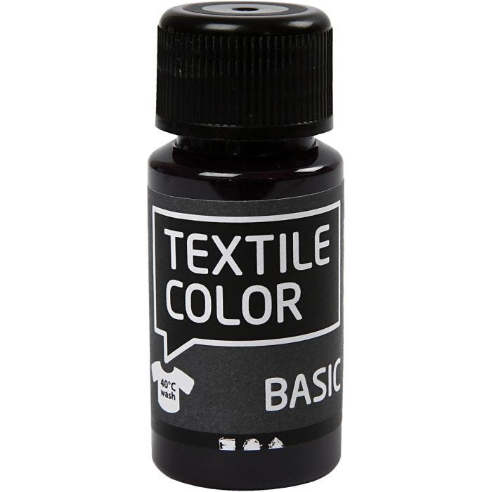 Textilfärg, rödviolett, 50 ml/ 1 flaska