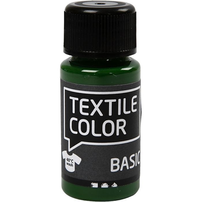 Textilfärg, gräsgrön, 50 ml/ 1 flaska