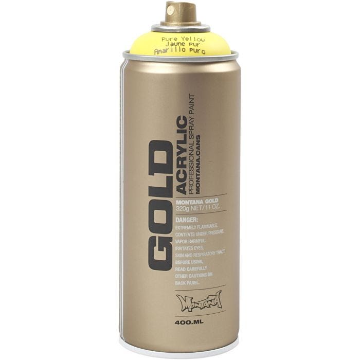 Sprayfärg, gul, 400ml/ 1 burk