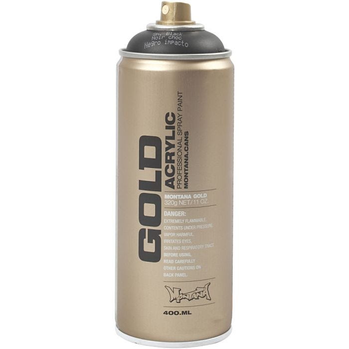 Sprayfärg, svart, 400 ml/ 1 burk